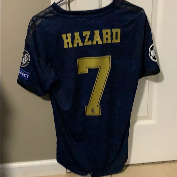Real Madrid 2019-2020 Authentic Eden Hazard Jersey